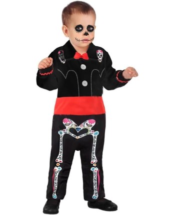 DISFRAZ DE CATRINA PARA BEBE