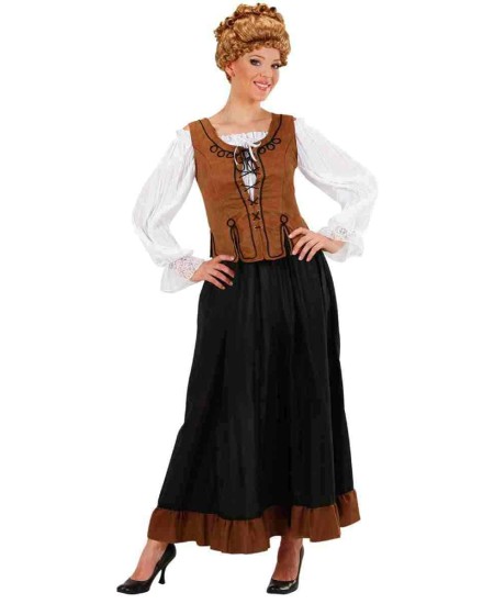 DISFRAZ DE TABERNERA CORPIÑO PARA MUJER