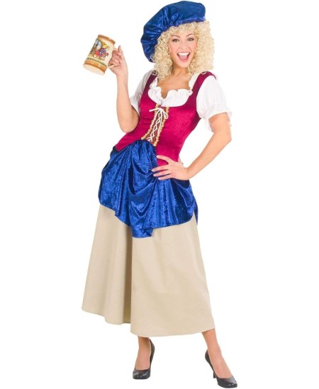 DISFRAZ DE CAMPESINA MEDIEVAL PARA MUJER