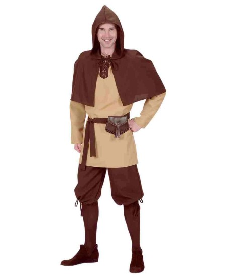 DISFRAZ DE MESONERO CON CAPELINA PARA HOMBRE