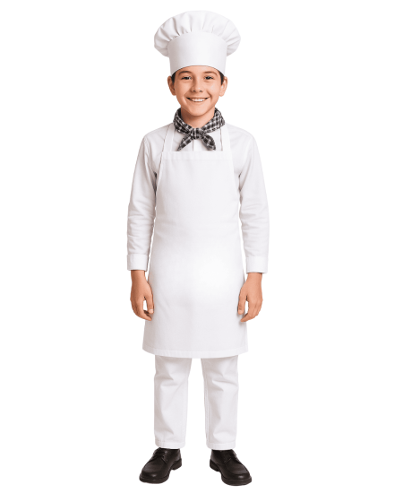 ▷ DELANTAL MEDIANO COCINERO NIÑO