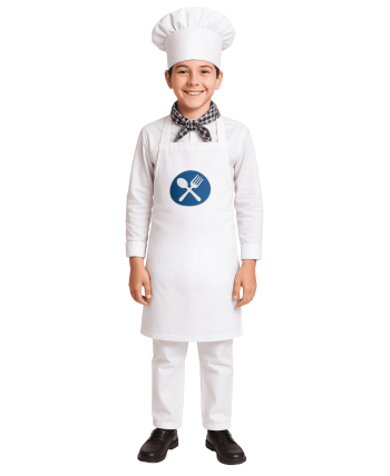 DELANTAL MEDIANO DIBUJO COCINERO NIÑO