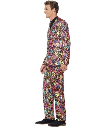 TRAJE HOMBRE ANIMAL PRINT NEON 