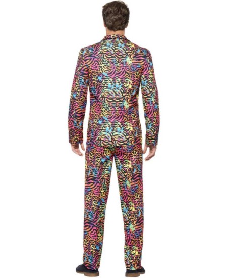 TRAJE HOMBRE ANIMAL PRINT NEON 
