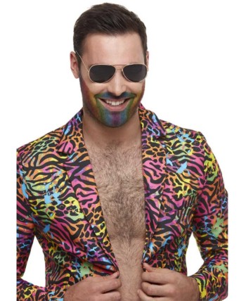 TRAJE HOMBRE ANIMAL PRINT NEON 