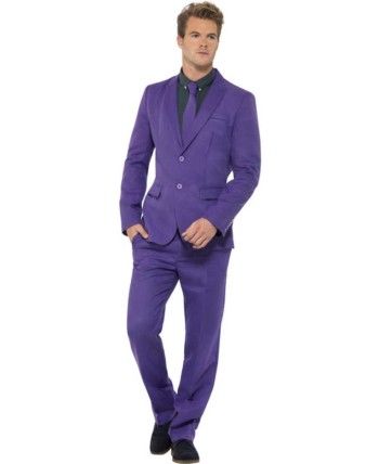 TRAJE HOMBRE MORADO 