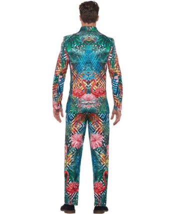 TRAJE HOMBRE HAWAIANO FLAMENCOS PARA HOMBRE