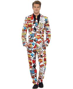 TRAJE HOMBRE COMIC STRIP SUIT PARA HOMBRE