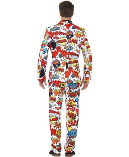 TRAJE HOMBRE COMIC STRIP SUIT