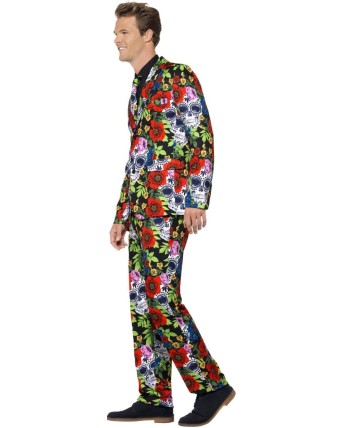 TRAJE HOMBRE CALAVERAS MEJICANAS CATRINA PARA HOMBRE