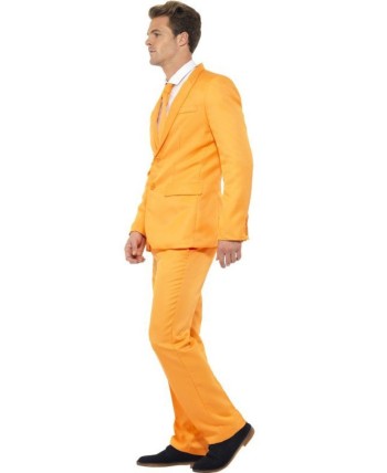 TRAJE HOMBRE NARANJA 