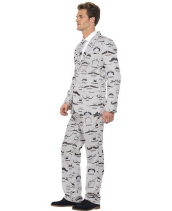 TRAJE HOMBRE BIGOTES MOUSTACHE 