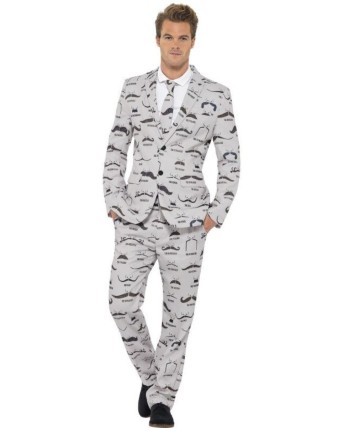 TRAJE HOMBRE BIGOTES MOUSTACHE 