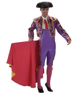 DISFRAZ DE TORERO MORADO