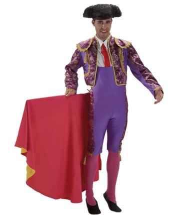 DISFRAZ DE TORERO MORADO