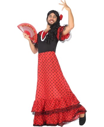 DISFRAZ DE SEVILLANA LUNARES HOMBRE