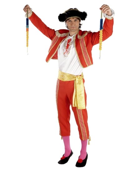 Disfraz banderillero rojo