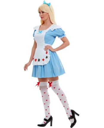 DISFRAZ DE ALICIA NAIPES PARA MUJER