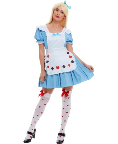DISFRAZ DE ALICIA NAIPES PARA MUJER
