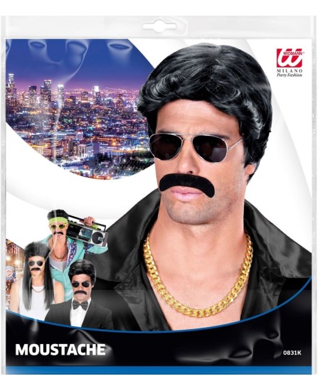 BIGOTE GROUCHO MARX NEGRO ADHESIVO