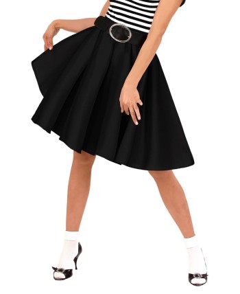 FALDA AÑOS 50 NEGRA FALDA AÑOS 50 NEGRA