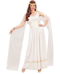 DISFRAZ DE ROMANA  LARGO PARA MUJER 2