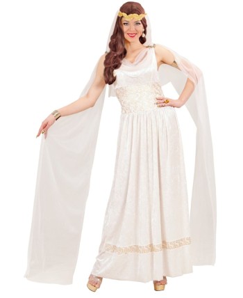 DISFRAZ DE ROMANA  LARGO PARA MUJER