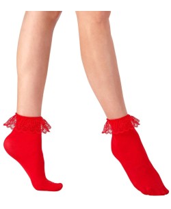 CALCETIN ROJO SEXY 2