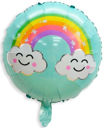 GLOBO ARCOIRIS NUBE SONRISA