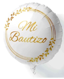 GLOBO DE HELIO MI BAUTIZO