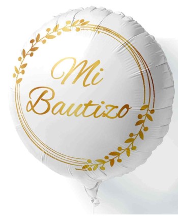 GLOBO DE HELIO MI BAUTIZO GLOBO DE HELIO MI BAUTIZO