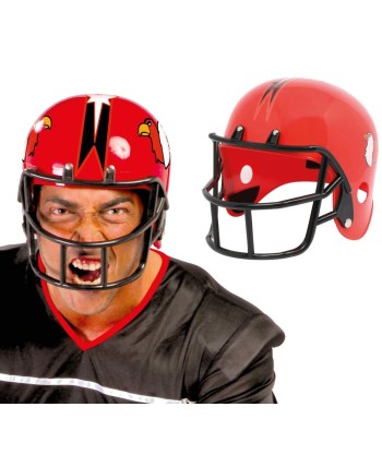 CASCO DE RUGBY ROJO