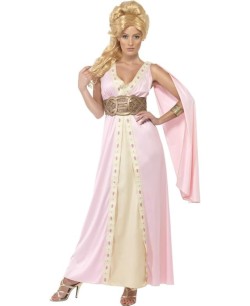 DISFRAZ DE ROMANA-GRIEGA ROSA PARA MUJER