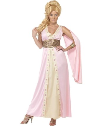 DISFRAZ DE ROMANA-GRIEGA ROSA PARA MUJER
