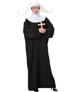 DISFRAZ DE MONJA MADRE SUPERIORA PARA ADULTO