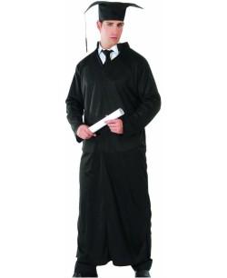 DISFRAZ DE JUEZ CURA GRADUADO PARA HOMBRE 2