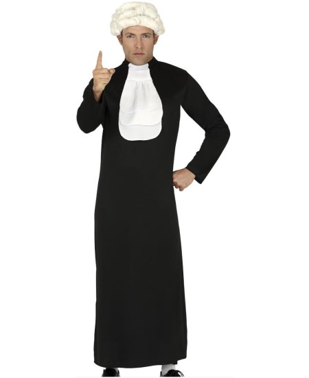 DISFRAZ DE JUEZ CURA GRADUADO PARA HOMBRE