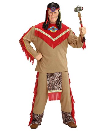 DISFRAZ DE INDIO TORO SENTADO ADULTO