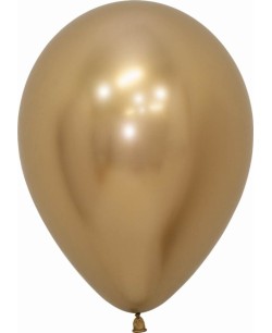 BOLSA 50 GLOBOS CROME ORO