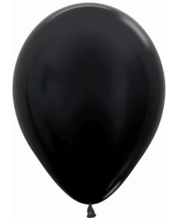 BOLSA 50 GLOBOS NEGRO METAL