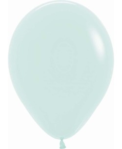 BOLSA 12 GLOBOS VERDE PASTEL MATE