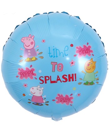 GLOBO DE HELIO PEPPA PIG TIME TO SPLASH