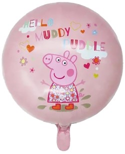 GLOBO DE HELIO PEPPA PIG CHARCO