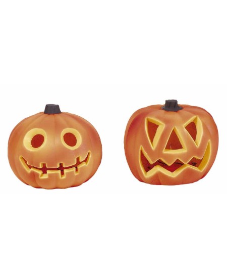 CALABAZA NARANJA CON LUZ