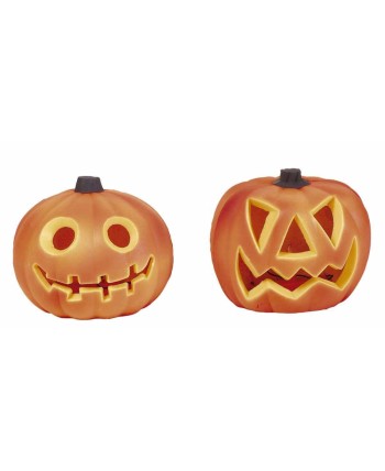 CALABAZA NARANJA CON LUZ