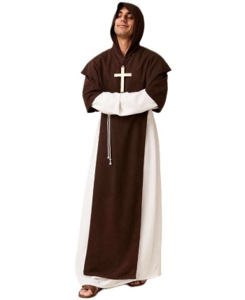 DISFRAZ DE MONJE DEL MEDIEVO
