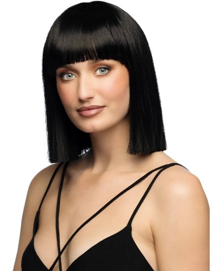 PELUCA MELENA NEGRA LUJO