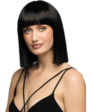 PELUCA MELENA NEGRA LUJO