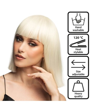 PELUCA MELENA RUBIA LUJO