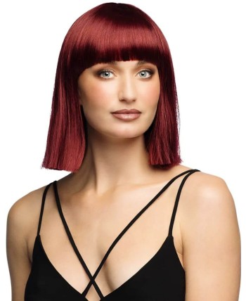 PELUCA MELENA PELIRROJA LUJO